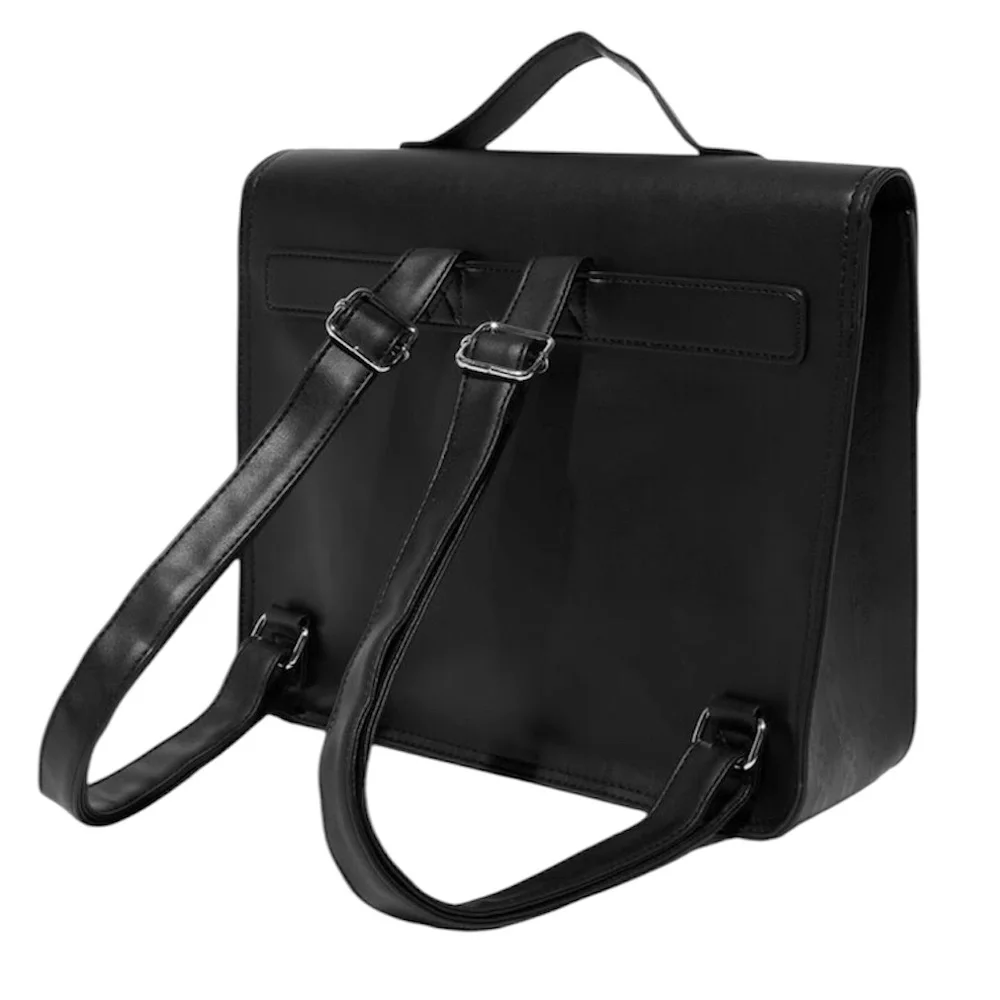 Wednesday Addams Black Satchel Backpack - NWT